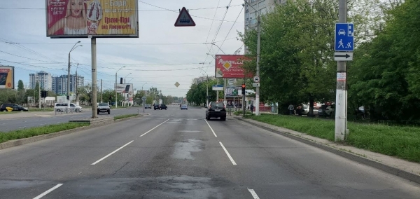 На перекрестке Небесной сотни и Глушко изменили схему движения: что нового. Фото