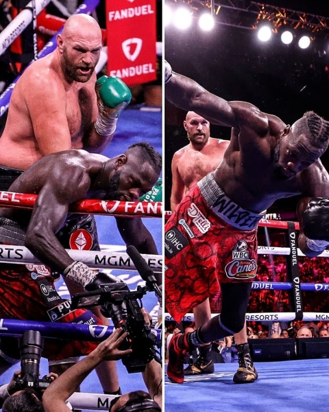 Ф'юрі — Уайлдер: відео нокауту в неймовірному бою за пояси WBC та The Ring в суперважкій вазі