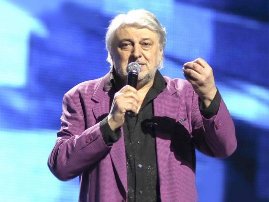 Важкохворий автор хіта &laquo;Не&nbsp;сип мені сіль на&nbsp;рану&raquo; В'ячеслав Добринін не&nbsp;зміг піднятися на&nbsp;сцену на&nbsp;ювілеї Льва Лещенка