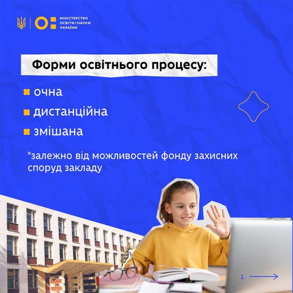 Шкільний рік не за горами: як буде відбуватися навчання у школах з 1 вересня