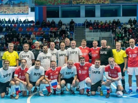 Ексгравці &laquo;Динамо&raquo; та&nbsp;&laquo;Шахтаря&raquo; приїхали до&nbsp;Луганська та&nbsp;зіграли в&nbsp;матчі за&nbsp;&laquo;зірок російського футболу&raquo; (фото)