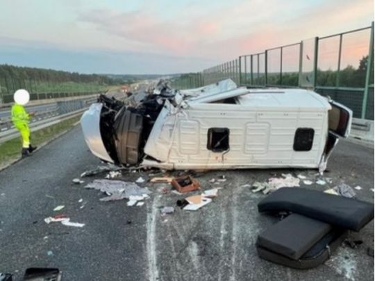 У&nbsp;Польщі знову розбився автобус з&nbsp;українцями: багато постраждалих (фото)