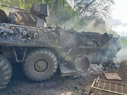 Недовго проїздив: ЗСУ знищили другий БТР ворога з&nbsp;рідкісною зброєю, яких може стати більше