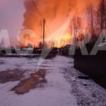 Після атаки дронів у Московській області виникла маштабна пожежа: горить Шатурська ДРЕС (фото, відео)