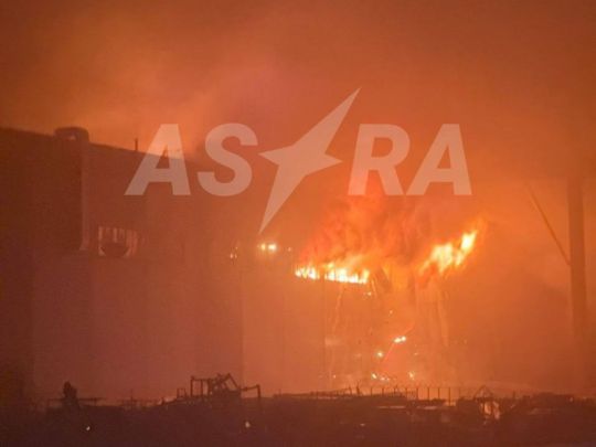 У російській «Алабузі» масштабна пожежа: горять склади з «шахедами»