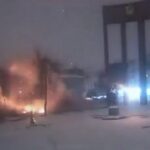 Нічна атака на Україну: вибухи у Києві та Львові (відео)