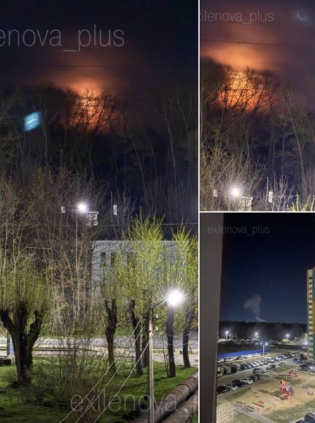 Неспокійна ніч у&nbsp;росії: тривога у&nbsp;Сибіру, пожежі на&nbsp;військовому заводі в&nbsp;Чувашії та&nbsp;НПЗ під Петербургом